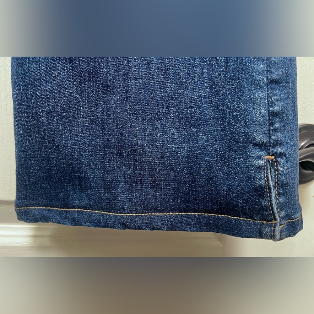 American Eagle Outfitters Next Level Stretch Women's Dark Blue Flared Jeans SZ 2 - Picture 6 of 14